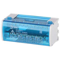 Шина на DIN-рейку в корпусе (кросс-модуль) ШНК 2х11 L+PEN Эра Б0062830
