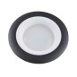 Светильник декоративный встраиваемый DLS-V107 GU5.3 BLACK+WHITE "Vernissage" без лампы GU5.3 металл черн.-бел. Литой Fametto UL- Светильник декоративный встраиваемый DLS-V107 GU5.3 BLACK+WHITE "Vernissage" без лампы GU5.3 металл черн.-бел. Литой Fametto UL-