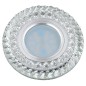 Светильник декоративный Luciole DLS-L132 GU5.3 CHROME/CLEAR GU5.3 встраив. доп. светодиод. подсветка 3Вт без лампы основание мет