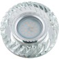 Светильник декоративный Luciole DLS-L123 GU5.3 GLASSY/CLEAR GU5.3 встраив. доп. светодиод. подсветка 3Вт без лампы основание сте