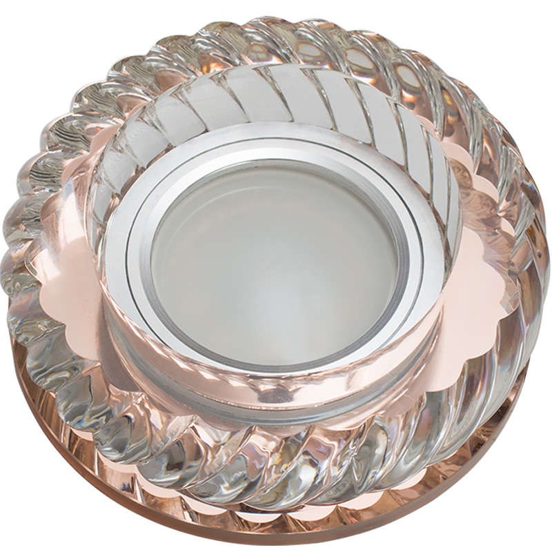 Светильник декоративный Luciole DLS-L123 GU5.3 BRONZE/CLEAR GU5.3 встраив. доп. светодиод. подсветка 3Вт без лампы основание сте Светильник декоративный Luciole DLS-L123 GU5.3 BRONZE/CLEAR GU5.3 встраив. доп. светодиод. подсветка 3Вт без лампы основание сте