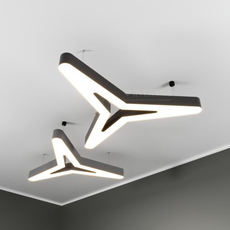 Светильник светодиодный RVE-LBX-HOLE-KASAI-SOFT-2000-N 172Вт 4000К 2000х1754х100мм накладной бел. RVElektro RVE00001351