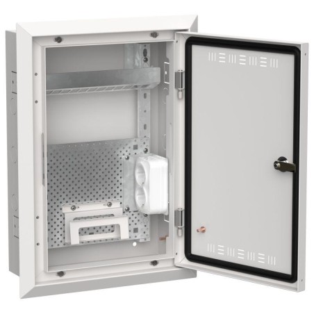 Корпус мультимедиа ЩРв-24 (1х24) бел. TITAN 5 IEK TI5-51-V-024-30