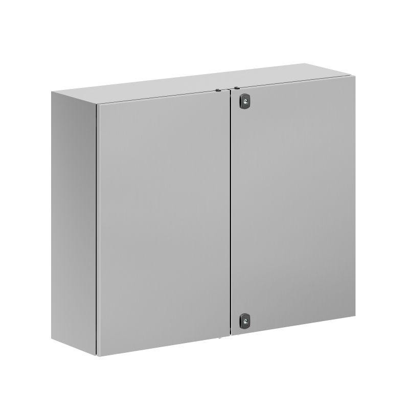 Корпус навесной STH с М/П двухдверный из нержавеющей стали AISI316 800х1000х300мм с фланцем DKC R5STH0813F-316 Корпус навесной STH с М/П двухдверный из нержавеющей стали AISI316 800х1000х300мм с фланцем DKC R5STH0813F-316