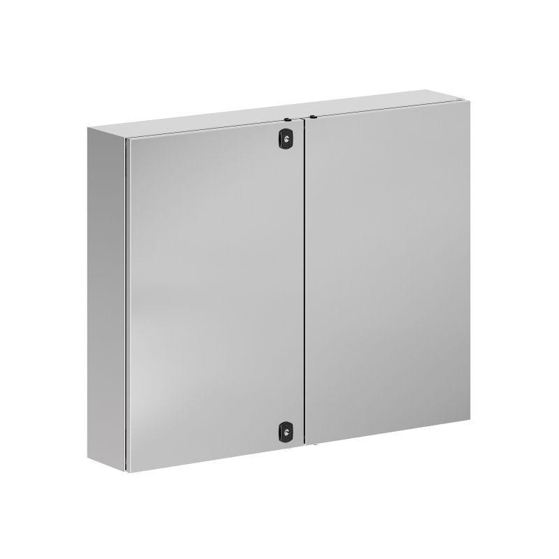 Корпус навесной STH с М/П двухдверный из нержавеющей стали AISI316 800х1000х200мм без фланца DKC R5STH0812-316 Корпус навесной STH с М/П двухдверный из нержавеющей стали AISI316 800х1000х200мм без фланца DKC R5STH0812-316