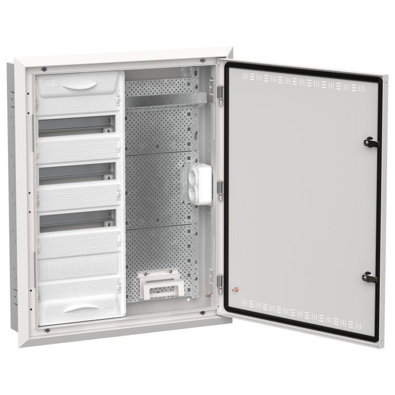 Корпус комбинированный ЩРв-48 (2х48) бел. TITAN 5 IEK TI5-51-V-2X048-30 Корпус комбинированный ЩРв-48 (2х48) бел. TITAN 5 IEK TI5-51-V-2X048-30