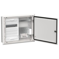Корпус комбинированный ЩРв-24 (2х24) бел. TITAN 5 IEK TI5-51-V-2X024-30