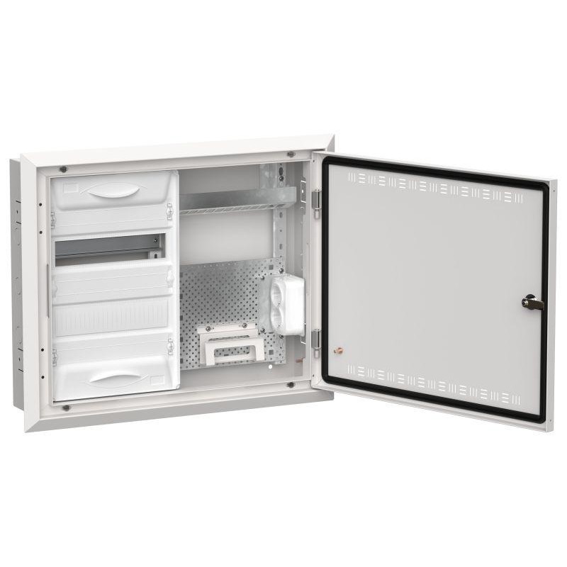 Корпус комбинированный ЩРв-24 (2х24) бел. TITAN 5 IEK TI5-51-V-2X024-30 Корпус комбинированный ЩРв-24 (2х24) бел. TITAN 5 IEK TI5-51-V-2X024-30