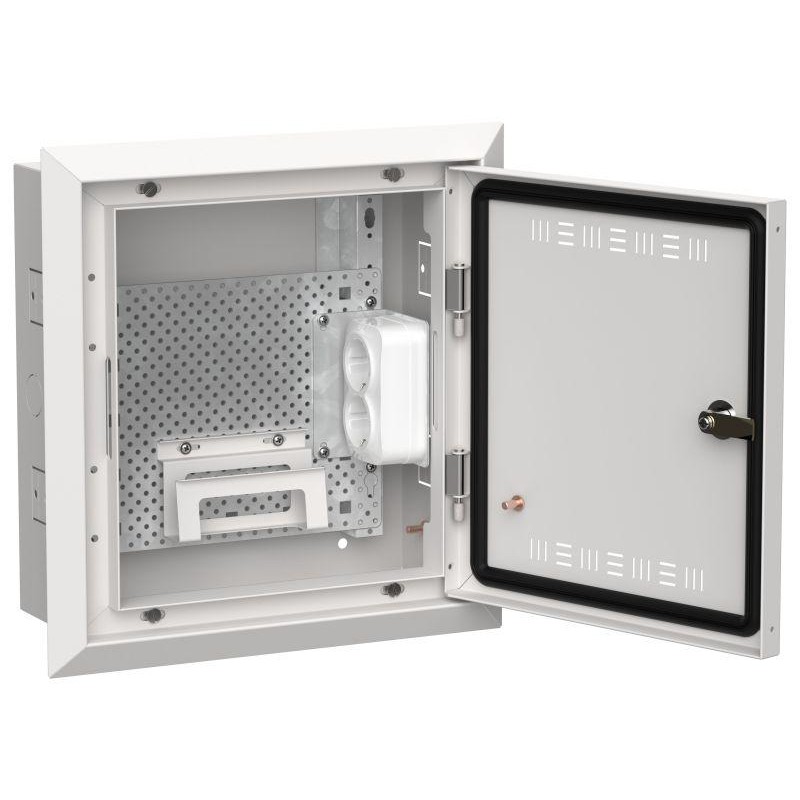 Корпус мультимедиа ЩРв-12 (1х12) бел. TITAN 5 IEK TI5-51-V-012-30 Корпус мультимедиа ЩРв-12 (1х12) бел. TITAN 5 IEK TI5-51-V-012-30
