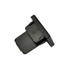Заглушка UFB-Q121 C21 BLACK 1 POLYBAG торцевая черн. Uniel UL-00001278