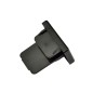 Заглушка UFB-Q121 C21 BLACK 1 POLYBAG торцевая черн. Uniel UL-00001278