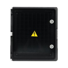 Корпус пластиковый ЩМПп с прозрачной дверцей 370х325х150мм IP65 Rexant 11-0455