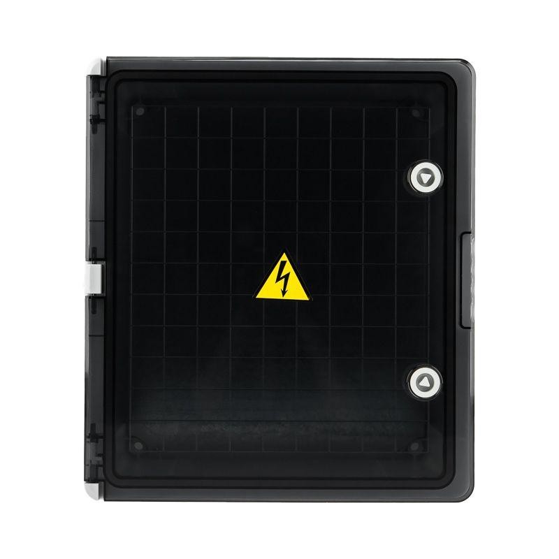Корпус пластиковый ЩМПп с прозрачной дверцей 370х325х150мм IP65 Rexant 11-0455