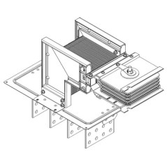 Секция фланцевая прав. Тип2 4000А Al 3L+N+PER НК IP55 тран. IEK LB-4000A4-25-F-FR2