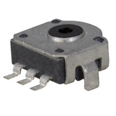 Энкодер EC10 24 щелчка, 12 импульсов, без вала, SMD монтаж