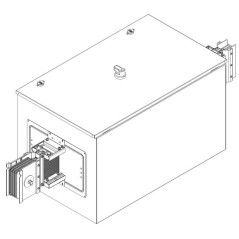 Секция центральная разрыва линии 1600А Al 3L+N+PER НК IP55 тран. IEK LB-1600A4-25-F-GG