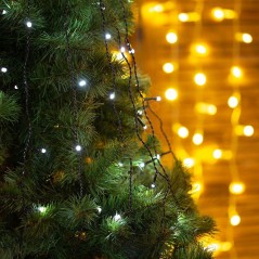 Гирлянда светодиодная елочная с кольцом 7 нитей х1.5м 105LED бел. 5.5Вт 220-240В IP20 не соединяемая Neon-Night 235-075