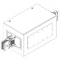 Секция центральная питающая 630А Al 3L+N+PER НК IP55 тран. IEK LB-0630A4-25-F-GC