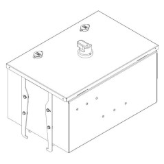 Коробка отбора мощности Plug-in с а/в 160А Al 3L+N+PER IP55 IEK LB-160A4-35-PB-KOM-Y