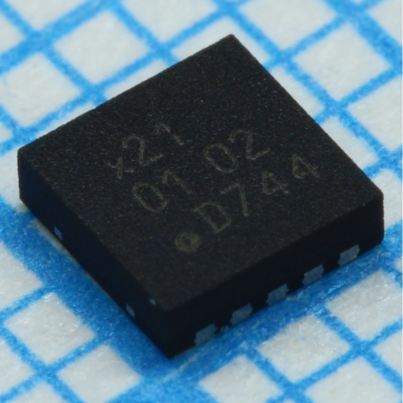 Аналоговый ключ одиночный SPDT (один полюс -два направления) 10-Pin HVSON EP лента на катушке
