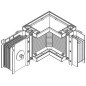 Секция угловая прав. 3200А Al 3L+N+PER IP55 тран. IEK LB-3200A4-35-F-LR Секция угловая прав. 3200А Al 3L+N+PER IP55 тран. IEK LB-3200A4-35-F-LR