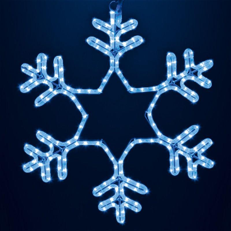 Фигура светодиодная "Снежинка LED" 55х55см LED син. 25Вт 220В IP65 Neon-Night 501-335