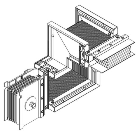 Секция Z-образ. вверх прав. 1250А Al 3L+N+PER IP55 тран. IEK LB-1250A4-35-F-ZUR