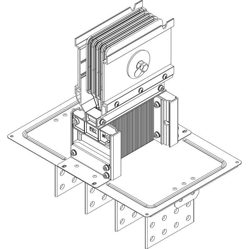 Секция фланцевая Тип2 1250А Al 3L+N+PER IP55 тран. IEK LB-1250A4-35-F-F2 Секция фланцевая Тип2 1250А Al 3L+N+PER IP55 тран. IEK LB-1250A4-35-F-F2