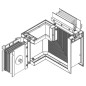 Секция Z-образ. прав. вверх 800А Al 3L+N+PER IP55 тран. IEK LB-0800A4-35-F-ZRU