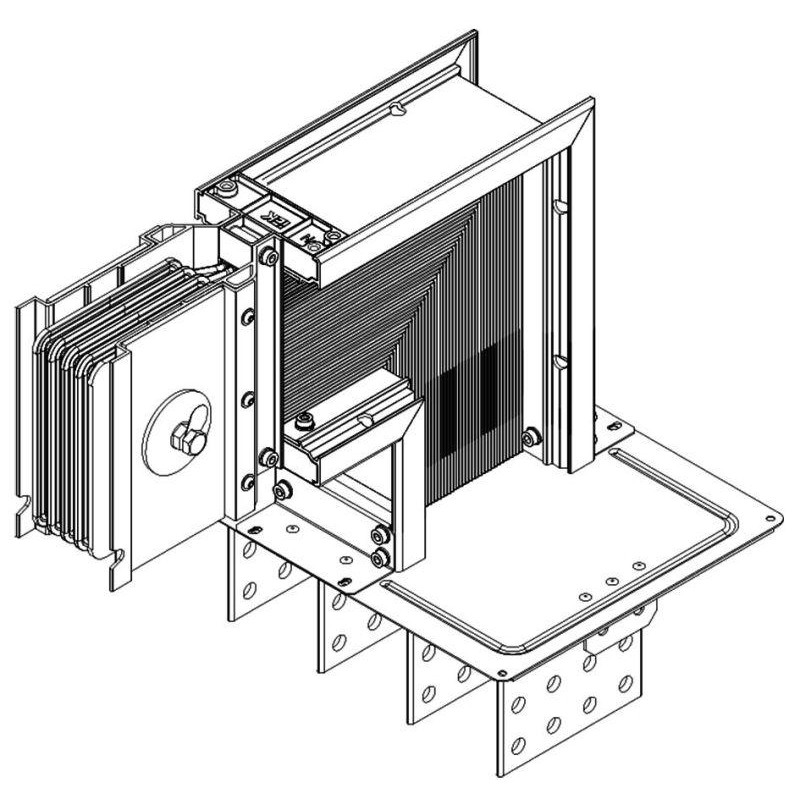 Секция фланцевая вверх Тип2 800А Al 3L+N+PER IP55 тран. IEK LB-0800A4-35-F-FU2 Секция фланцевая вверх Тип2 800А Al 3L+N+PER IP55 тран. IEK LB-0800A4-35-F-FU2