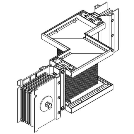 Секция Z лев. 2500А Al 3L+N+PER НК IP55 тран. IEK LB-2500A4-25-F-ZL