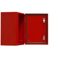 Корпус металлический ЩРНМ IP55 400х400х200 RAL3020 DEKraft 32530DEK