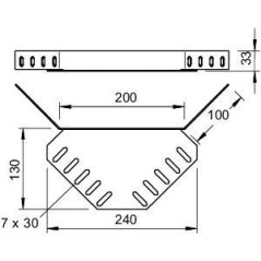 Соединитель угловой H35 REV 35 DD OBO 6069304