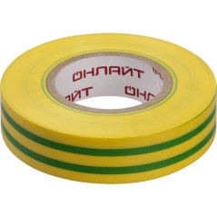 Изолента ПВХ 90 601 OIT-B19-20-YG желт./зел. ОНЛАЙТ 90601