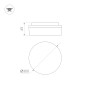 Светильник светодиодный CL-BOUWER-R300-21W Day4000-MIX WH 110deg 230В TRIAC IP54 пластик Arlight 054686 Светильник светодиодный CL-BOUWER-R300-21W Day4000-MIX WH 110deg 230В TRIAC IP54 пластик Arlight 054686