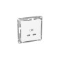 Розетка 2-м СП Эпика USB-C механизм бел. EKF UP1-SOW-2USBC Розетка 2-м СП Эпика USB-C механизм бел. EKF UP1-SOW-2USBC