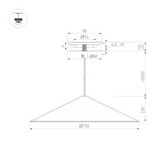 Светильник светодиодный SP-MAKOTO-R750-14W Warm3000 WH 36deg 230В TRIAC IP20 металл Arlight 054409
