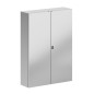 Корпус навесной STH с М/П двухдверный из нержавеющей стали AISI316 1400х1000х300мм с фланцем DKC R5STH1413F-316 Корпус навесной STH с М/П двухдверный из нержавеющей стали AISI316 1400х1000х300мм с фланцем DKC R5STH1413F-316
