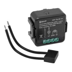 Реле в подрозетник 1-канальное без нейтрали Умное Zigbee Connect Select EKF ssh-1g-zb-nn