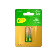 Элемент питания алкалиновый AAA/LR03 1.5В Ultra Alkaline G-Tech (блист.2шт) GP 1232