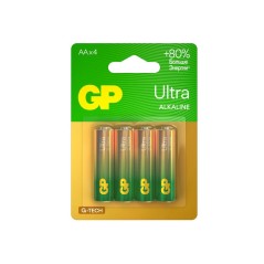 Элемент питания алкалиновый AA/LR6 1.5В Ultra Alkaline G-Tech (блист.4шт) GP 1230