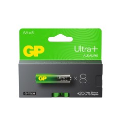 Элемент питания алкалиновый AA/LR6 1.5В Ultra Plus Alkaline G-Tech (блист.8шт) GP 614