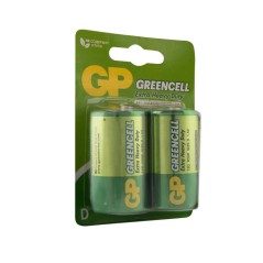 Элемент питания солевой D/R20 1.5В GreenCell (блист.2шт) GP 8481