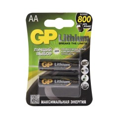 Элемент питания литиевый AA/FR6 1.5В (блист.2шт) GP 2780