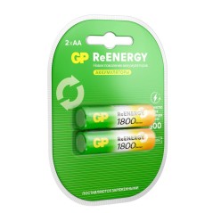Аккумулятор AA/HR6 ReEnergy 1.2В 1800мА.ч (блист.2шт) GP 20280