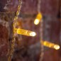 Гирлянда светодиодная "Светодиодный Дождь" 2х1.5м 300LED тепл. бел. 65Вт 230В IP65 постоян. свечение провод прозр. (нужен шнур п