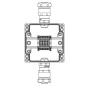 Корпус взрывозащищенный 120х120х90мм 1Exe IIC T5 Gb IP66Ex tb IIIB T95град.C Db Т5 40град.C кольца заземл. клеммы CBC.2-6шт ток Корпус взрывозащищенный 120х120х90мм 1Exe IIC T5 Gb IP66Ex tb IIIB T95град.C Db Т5 40град.C кольца заземл. клеммы CBC.2-6шт ток