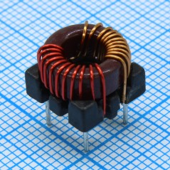 Дроссель выводной на тороидальном сердечнике T10/6/4, 130мкГн, 20% (аналог RC100W-L7-1.1)