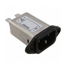 Фильтр IEC 6A, 250B, X2-0.1uF, Y2-2x2200pF, Lr-2x0.84mH, Ileak-0.173mA