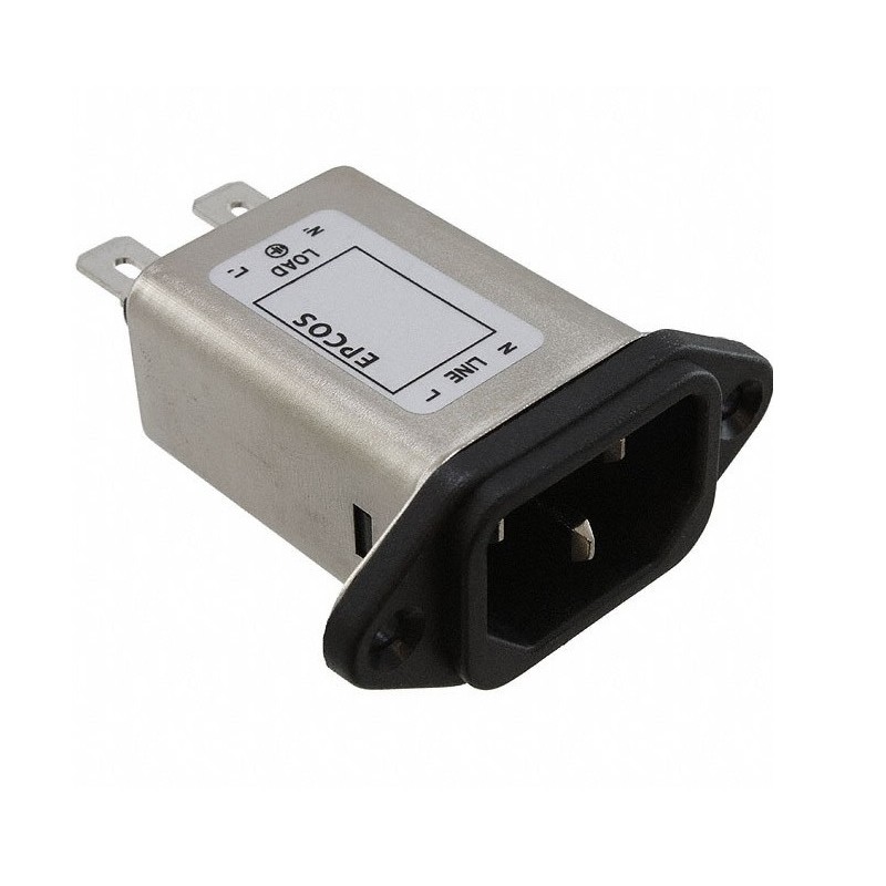 Фильтр IEC 6A, 250B, X2-0.1uF, Y2-2x2200pF, Lr-2x0.84mH, Ileak-0.173mA